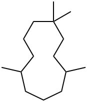 1,1,4,8-Tetramethylcycloundecane 结构式