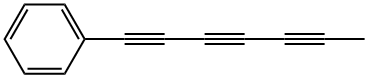 phenylheptatriyne 结构式