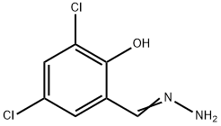 3,5-DICHLORO-2-HYDROXYBENZALDEHYDE HYDRAZONE 结构式