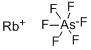 六氟砷(V)酸铷 结构式