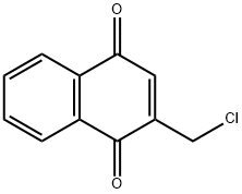 2-Chloromethyl-1,4-naphthoquinone  结构式