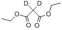 丙二酸二乙酯-D2 结构式