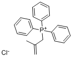 (2-甲基烯丙基)三苯基氯化膦 结构式