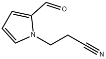 3-(2-甲酰基-1H-吡唑)丙腈 结构式