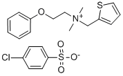 西尼铵氯苯磺酸 结构式
