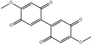 4,4'-dimethoxy[bi-1,4-cyclohexadien-1-yl]-3,3',6,6'-tetraone 结构式