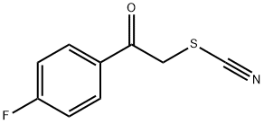 1-(4-氟苯基)-2-硫代氰酸酯邻-乙酮 结构式