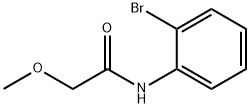 N-(2-溴苯)-2-甲氧基乙酰胺 结构式