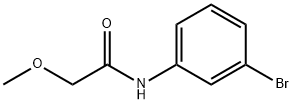 N-(3-bromophenyl)-2-methoxyacetamide 结构式