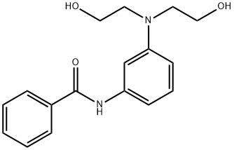 3-(N,N-二羟乙基)氨基苯甲酰苯胺 结构式