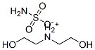 bis(2-hydroxyethyl)ammonium sulphamate 结构式