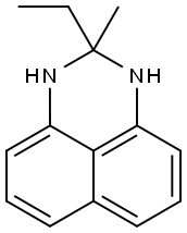 1H-Perimidine, 2-ethyl-2,3-dihydro-2-methyl- 结构式