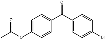 4-ACETOXY-4'-BROMOBENZOPHENONE 结构式