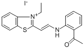 2-(2'-ACETANILINO)VINYL-3-ETHYL-BENZOTHIAZOLIUM IODIDE 结构式