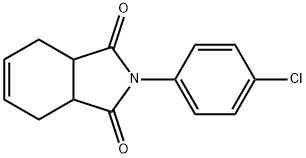 2-(4-氯苯基)-3A,4,7,7A-四氢-1H-异吲哚-1,3(2H)-二酮 结构式