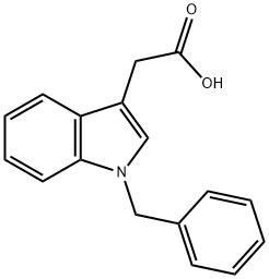 [1-BENZYL-INDOL-3-YL]-ACETIC ACID 结构式