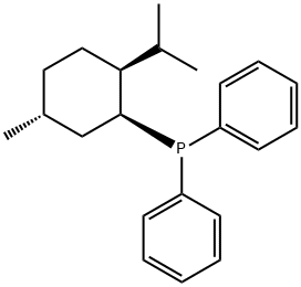 (S)-(+)-2-异丙基-5-甲基二苯磷 结构式