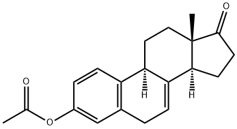 3-hydroxyestra-1,3,5(10),7-tetraen-17-one 3-acetate 结构式