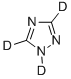 1,2,4-TRIAZOLE-D3 结构式