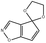 Spiro[4H-cyclopent[d]isoxazole-4,2-[1,3]dioxolane] (9CI) 结构式