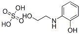 o-[(2-hydroxyethyl)amino]phenol sulphate  结构式