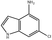 6-氯-1H-吲哚-4-胺 结构式