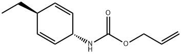 Carbamic acid, (trans-4-ethyl-2,5-cyclohexadien-1-yl)-, 2-propenyl ester (9CI) 结构式