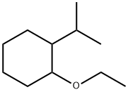 Cyclohexane, 1-ethoxy-2-(1-methylethyl)- (9CI) 结构式