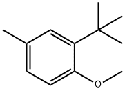 2-tert-butyl-4-methylanisole 结构式