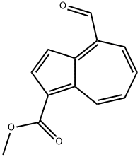 1-Methoxycarbonyl-4-formylazulene 结构式