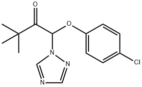 三唑酮标准溶液 结构式