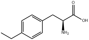 4-乙基-DL-苯丙氨酸 结构式