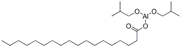 diisobutoxy[(1-oxooctadecyl)oxy]aluminium 结构式