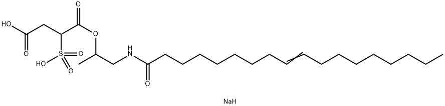 油酰胺 MIPA磺基琥珀酸酯二钠 结构式