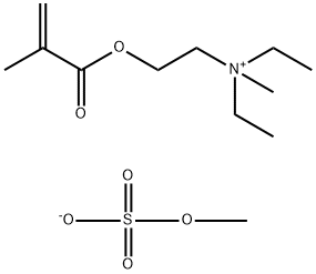 N,N-DIETHYLAMINOETHYL METHACRYLATE Q-SALT, METHOSULFATE 结构式