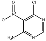 4-氨基-5-硝基-6-氯嘧啶 结构式