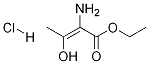 2-Butenoic acid, 2-aMino-3-hydroxy-, ethyl ester, hydrochloride (9CI) 结构式