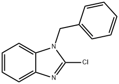 1-苄基-2-氯-1H-苯并咪唑 结构式
