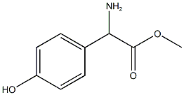对羟基苯甘氨酸甲酯 结构式