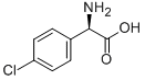 (R)-4-氯苯甘氨酸 结构式