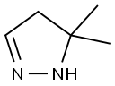 4,5-Dihydro-5,5-dimethyl-1H-pyrazole 结构式