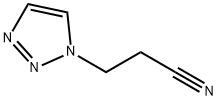 3-(1H-1,2,3-三唑-1-基)丙腈 结构式