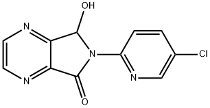 6-(5-氯-2-吡啶基)-6,7-二氢-7-羟基-5H-吡咯并[3,4-b]吡嗪-5-酮 结构式