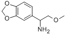 1-(1,3-benzodioxol-5-yl)-2-methoxyethanamine 结构式