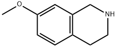 1,2,3,4-四氢-7-甲氧基异喹啉盐酸盐 结构式