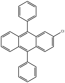 2-氯-9,10-二苯基蒽 结构式