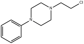 1-(2-CHLOROETHYL)-4-PHENYLPIPERAZINE 结构式