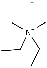 DIMETHYL DIETHYL AMMONIUM IODIDE 结构式