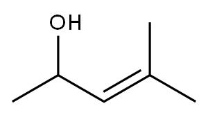 4-甲基-3-戊烯-2-醇 结构式