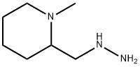 Piperidine, 2-(hydrazinomethyl)-1-methyl- (9CI) 结构式